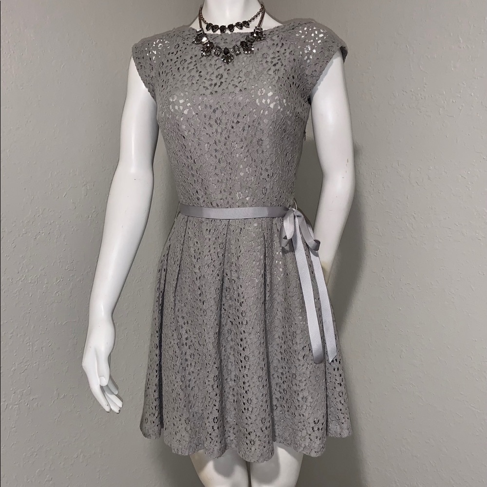 Gray Formal/Cocktail Dress LIKE NEW